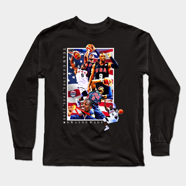 Redeem Team Wade Long Sleeve T-Shirt by krisb_pix